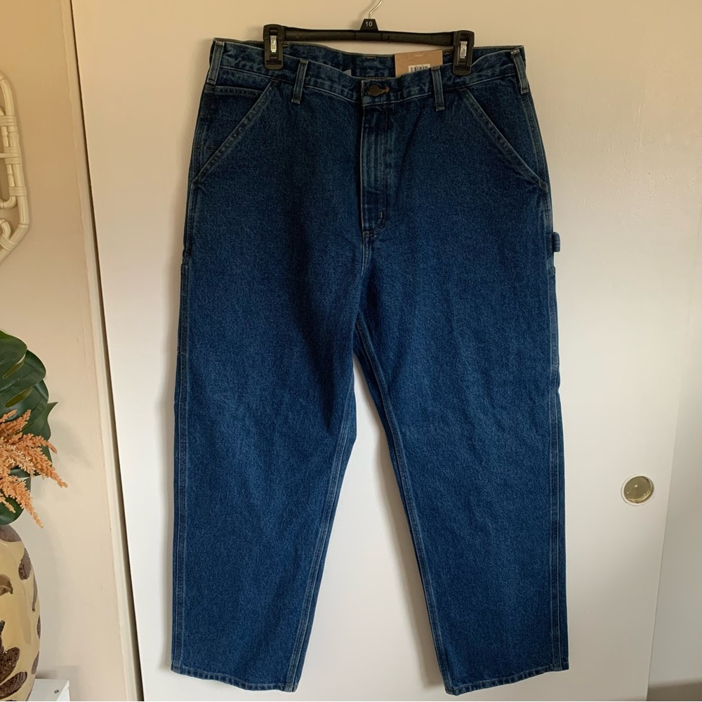 Carhartt Dark Wash Loose Original Fit Jeans